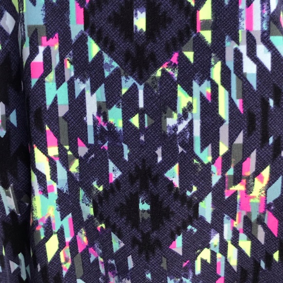 Victoria's Secret VSX Sport Psychedelic Print Neon Accents sz Medium Pants Yoga - Picture 16 of 16